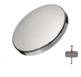 Neodymium Disc Magnet - 25.4mm x 3.175mm | N52 - AMF Magnets New Zealand