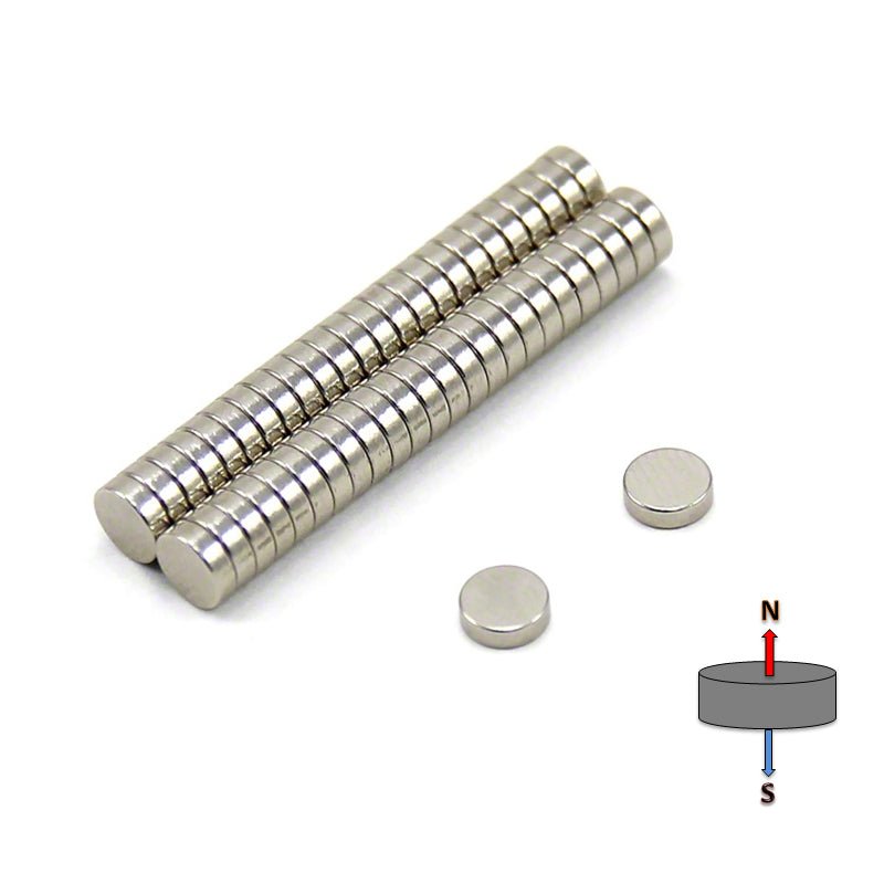 Neodymium Disc Magnet - 5mm x 2mm | N50 - AMF Magnets New Zealand