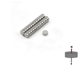 Neodymium Disc Magnet - 6.35mm x 3.175mm | N45 - AMF Magnets New Zealand