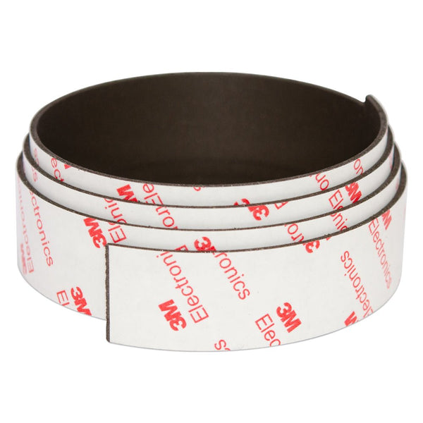 Neodymium Magnetic Strip - 25mm x 1.5mm | 2 Metres | 3M Adhesive Tape - AMF Magnets New Zealand