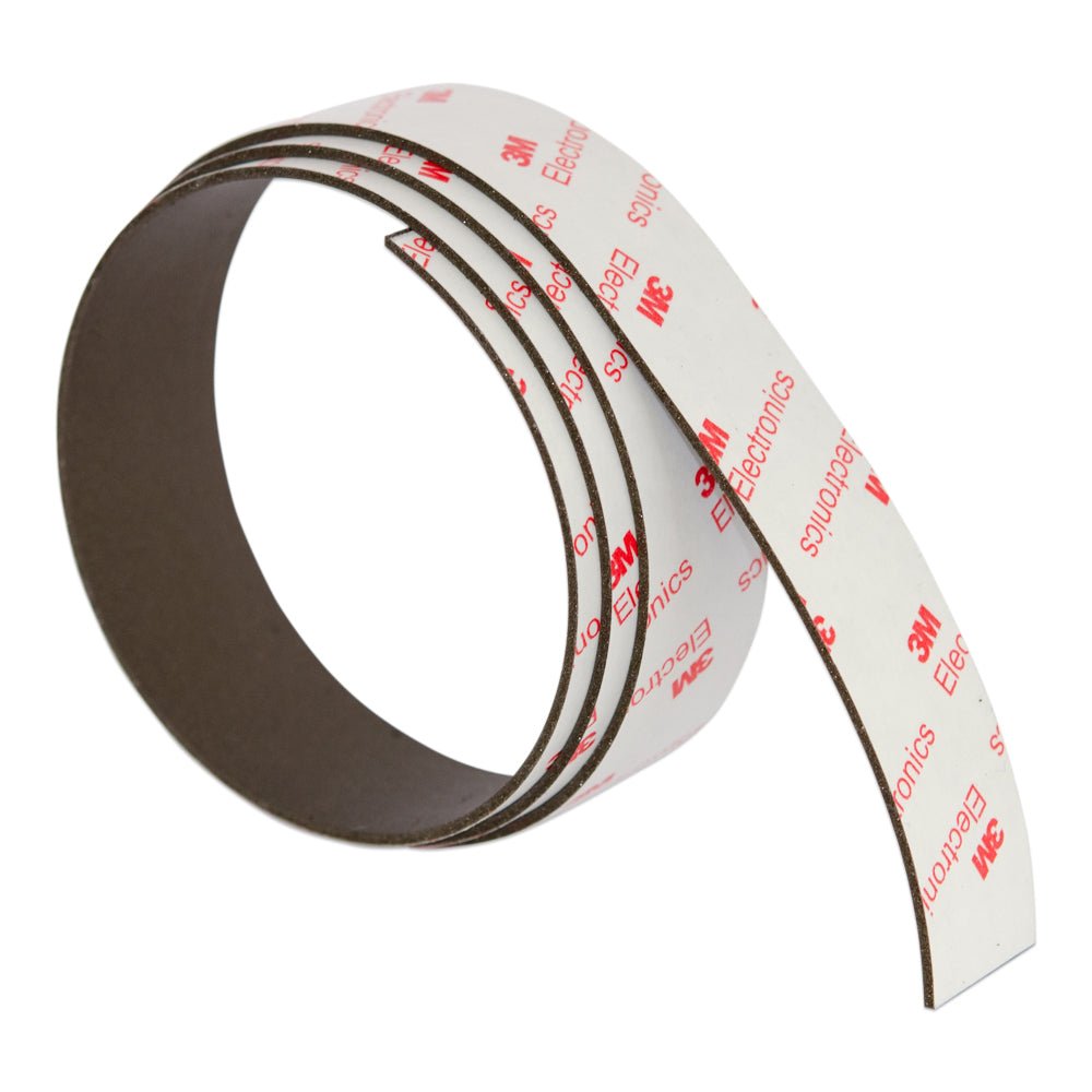 Neodymium Magnetic Strip - 25mm x 1.5mm | 2 Metres | 3M Adhesive Tape - AMF Magnets New Zealand