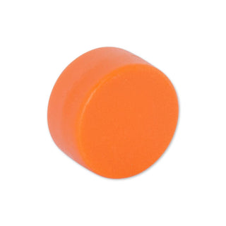 Neodymium Orange Button Magnet - 12.7mm x 6.35mm | Thermoplastic Rubber (TPR) Coated - AMF Magnets New Zealand