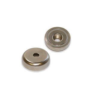 Neodymium Pot Magnet with Round Hole - 16mm x 5mm - AMF Magnets New Zealand