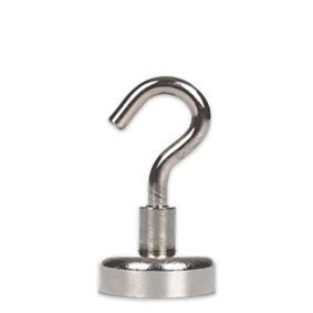 Neodymium Pot Magnet with Threaded Hook - 36mm x 47mm - AMF Magnets New Zealand