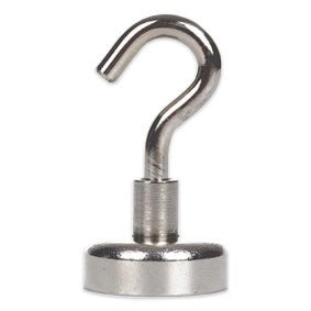 Neodymium Pot Magnet with Threaded Hook - 75mm x 98mm - AMF Magnets New Zealand