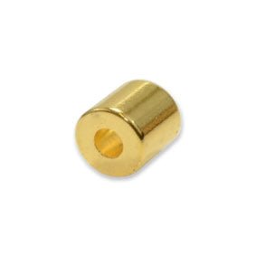 Neodymium Ring Magnet - (OD)5mm x (ID)2mm x (H)5mm | Gold Coating - AMF Magnets New Zealand