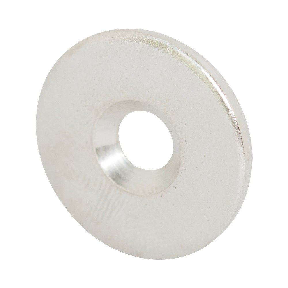 Non-Magnetic Steel Countersunk Washer | 20mm (OD) x 2mm (H) | Countersunk (ID)5mm/(ID)8.2mm - AMF Magnets New Zealand