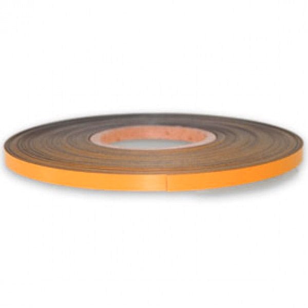 Orange Magnetic Tape - 10mm x 0.8mm | 30m ROLL - AMF Magnets New Zealand