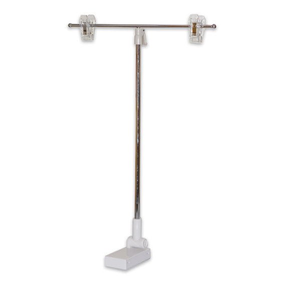 POS T-Bar (Extendable Arm) Sign Holder with Magnetic Base + 2 Clips - AMF Magnets New Zealand