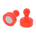 Red Pin Whiteboard Magnets - 19mm diameter x 25mm | 6 PACK - AMF Magnets New Zealand