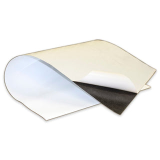 Self-Adhesive Steel Magnet Holding Sheet | White | 620mm x 0.8mm x 1m - AMF Magnets New Zealand