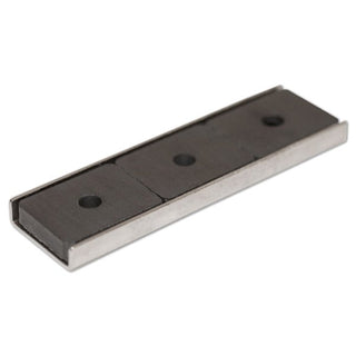 U Channel Ferrite Block Magnet - 76.2mm x 22.3mm x 6.3mm - AMF Magnets New Zealand