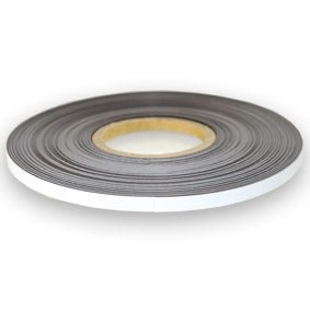 White Magnetic Tape - 10mm x 0.8mm | 30m ROLL - AMF Magnets New Zealand
