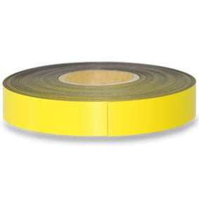 Yellow Magnetic Tape - 50mm x 0.6mm | 60m ROLL - AMF Magnets New Zealand
